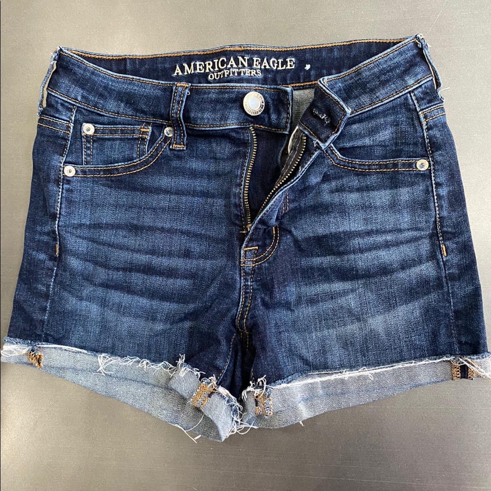 American Eagle Blue Jean Shorts